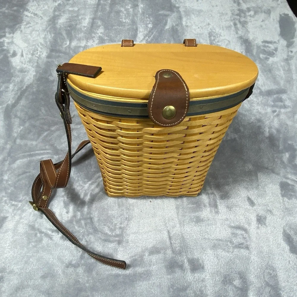 Longaberger Purse‎ Large Basket Collectors Club Country Estates Hand Woven New
